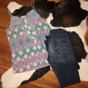 Patterned Boutique Tank